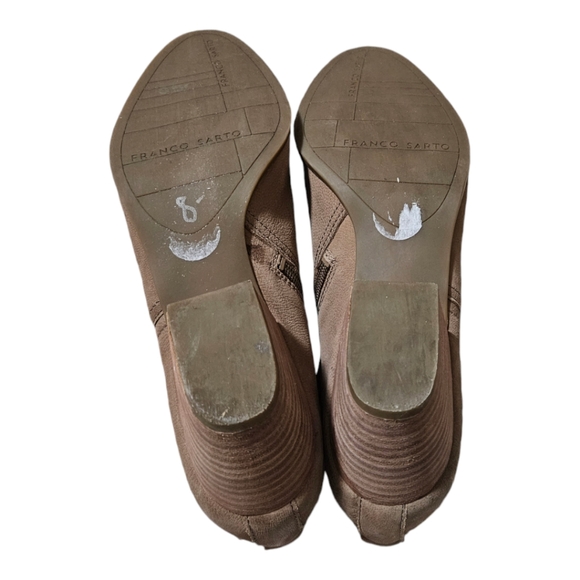 Franco Sarto Garfield brown booties size 10 - Picture 4 of 5